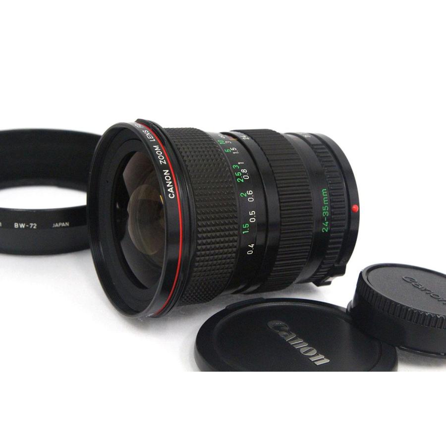 キヤノン 【全額返金保証】美品｜キヤノン New FD24-35mm F3.5L γA5445  