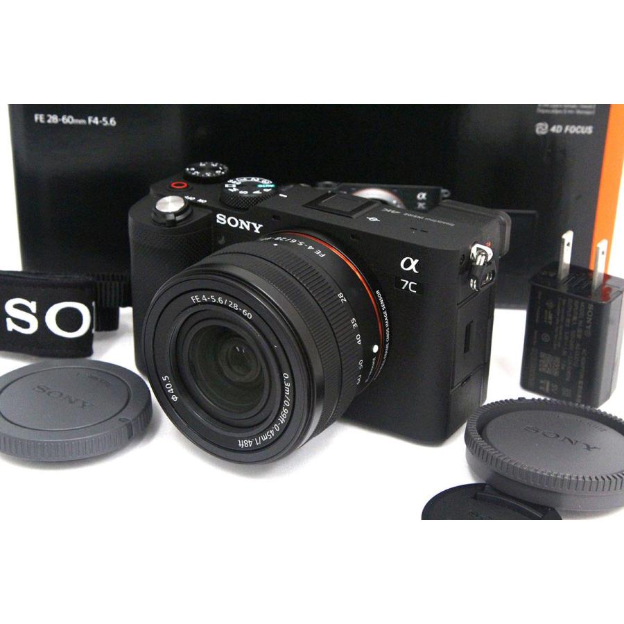α7 【全額返金保証】極美品｜ソニー α7C ILCE-7CL ズームレンズキット ブラック シャッター回数 約750回以下 γA5358 ...