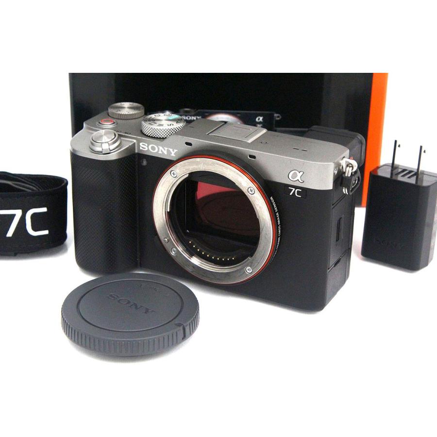 α7 【全額返金保証】美品｜ソニー α7C ILCE-7C ボディ シルバー