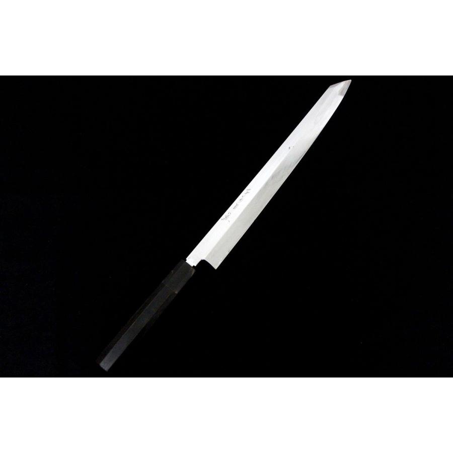 美品｜子の日 切付型柳刃包丁 尺 本焼 水鏡研 λA5422-2L1C : 209635-5 