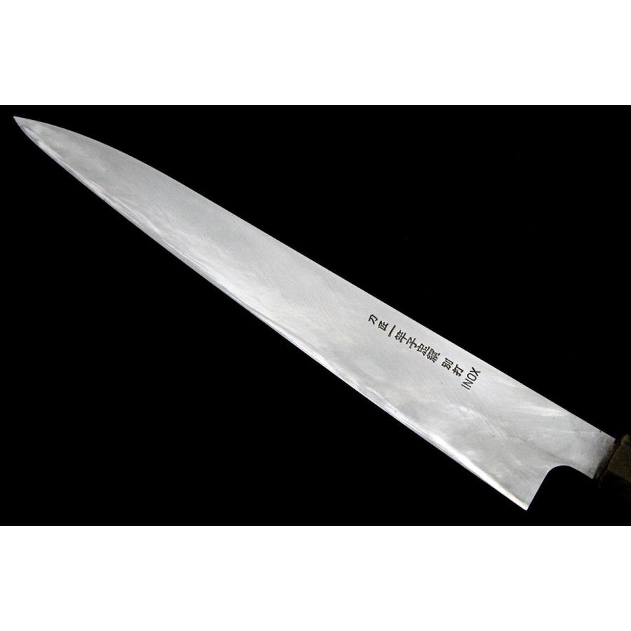 並品|一竿子忠綱 別打 牛刀 和包丁 300mm INOX 朴柄 外箱付 並品|一竿子忠綱 別打 牛刀 和包丁 300mm INOX 朴柄 外箱付