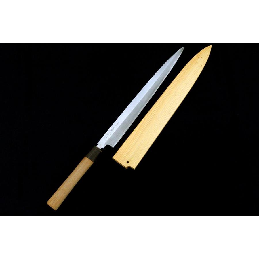 正本総本店 並品｜正本総本店 柳刃包丁 九寸半 霞 朴柄 白鞘付 λA6536-2L3D : アキバ流通 - 通販 - Yahoo!ショッピング