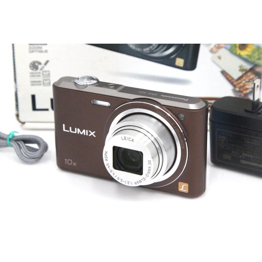 LUMIX 【全額返金保証】美品｜パナソニック DMC-SZ3-T ブラウン γA6458