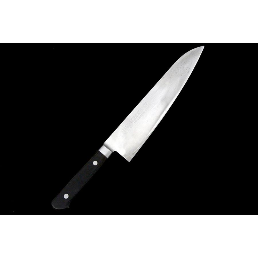 美品|宏明 GX HIROAKI 牛刀 洋包丁 240mm SVK ステンレス鋼 鍔 美品|宏明 GX HIROAKI 牛刀 洋包丁 240mm SVK ステンレス鋼 鍔