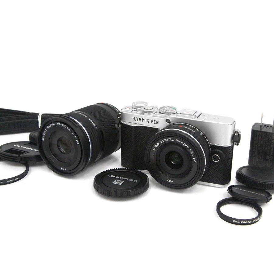 OLYMPUS PEN 【全額返金保証】美品｜オリンパス E-P7 EZダブルズーム 