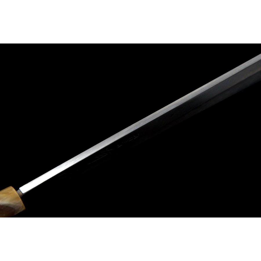 有次　タコ引き　本焼包丁　尺 美品 蛸引包丁 本焼 純日本鋼 沖芝昴 白鞘付 有次 タコ引き 本焼包丁 尺 美品 蛸引包丁 本焼 純日本鋼 沖芝昴 白鞘