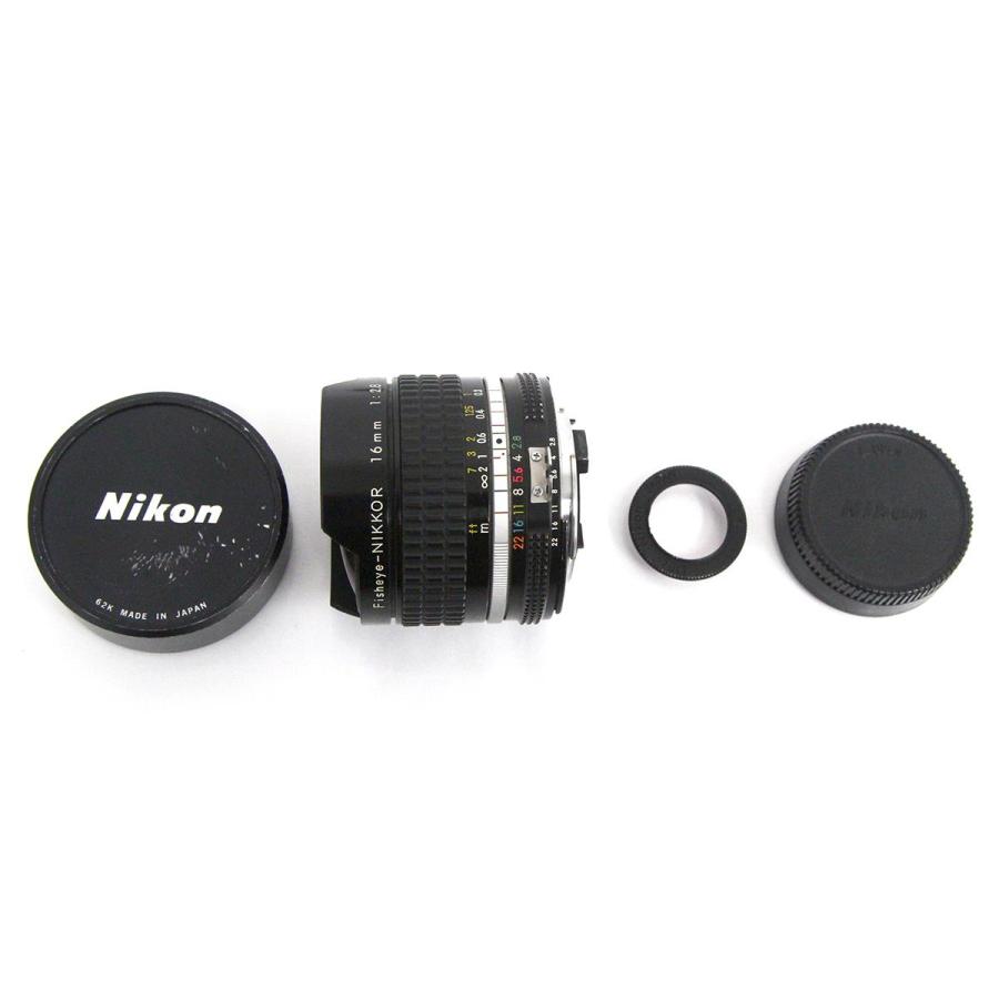 訳有品｜ニコン Ai-S Fisheye Nikkor 16mm F2.8 CA01-A7396-2B2F-ψ Nikon ニッコール Fマウント FX魚眼レンズ フルサイズ 中古｜akiba-ryutsu｜02