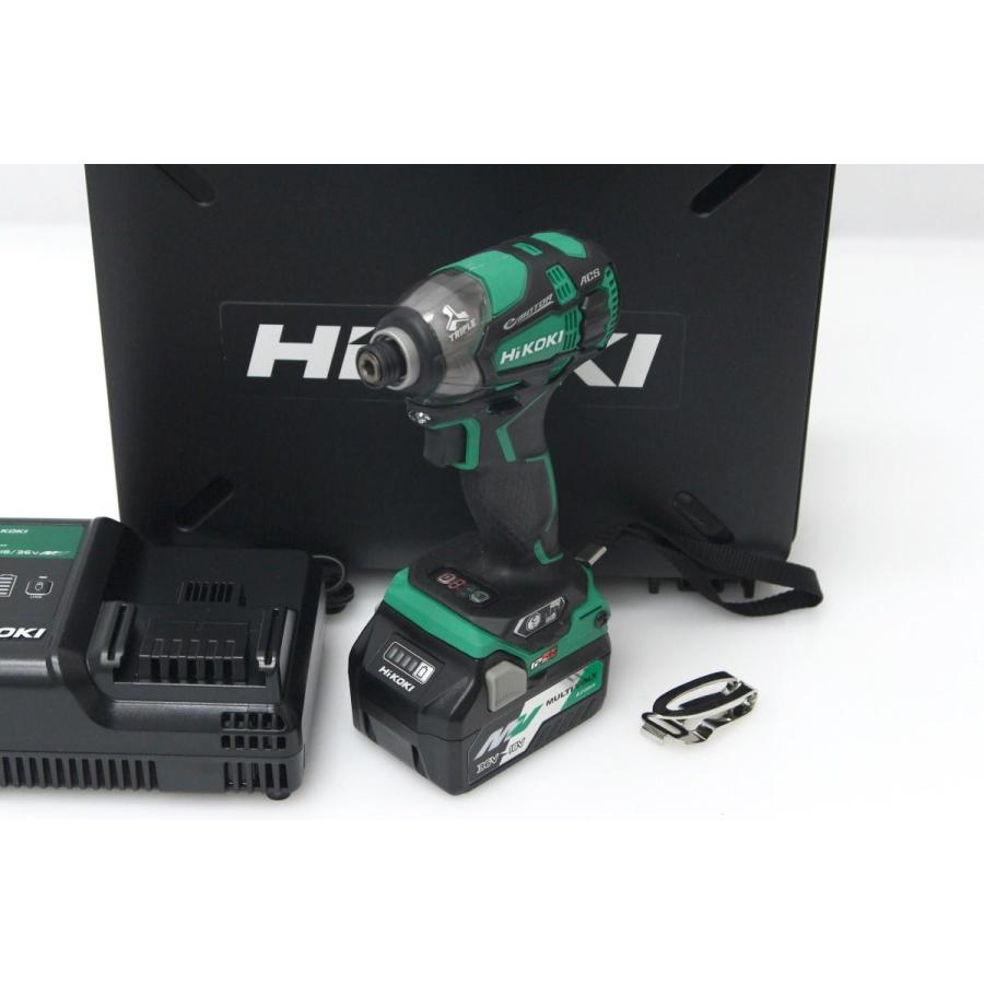 極美品｜HiKOKI WH18DDL2 (LXPK)(L) アグレッシブグリーン 充電式 