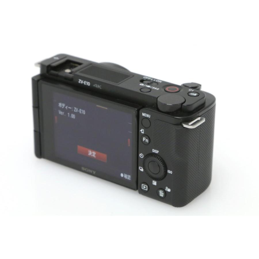 美品｜ソニー VLOGCAM ZV-E10L パワーズームレンズキット ブラック CA01-T1301-2P1B APS-C 動画 ビデオカメラ 一眼 4K 黒 本体 中古｜akiba-ryutsu｜04