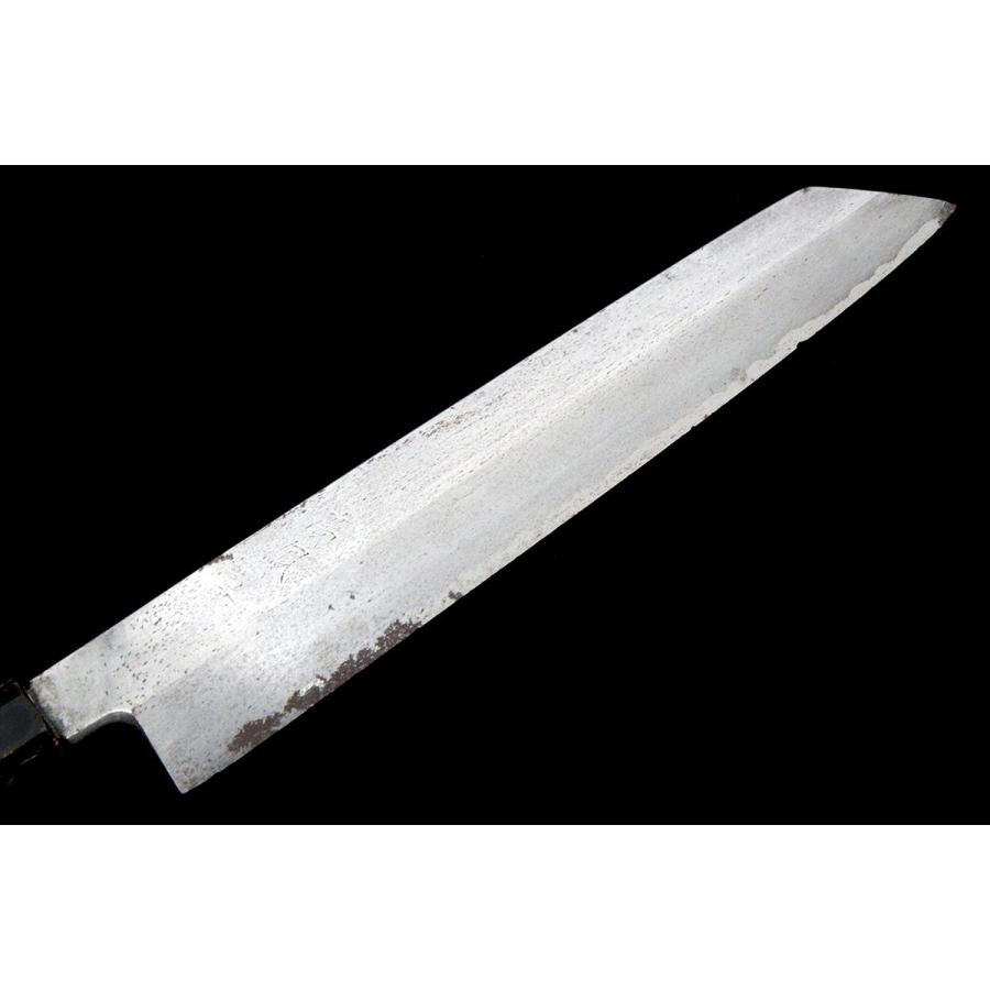 並品｜高鳳 勘所切付包丁 霞 八寸半 青鋼 朴柄 KN02-A7464-2L1B 関東 