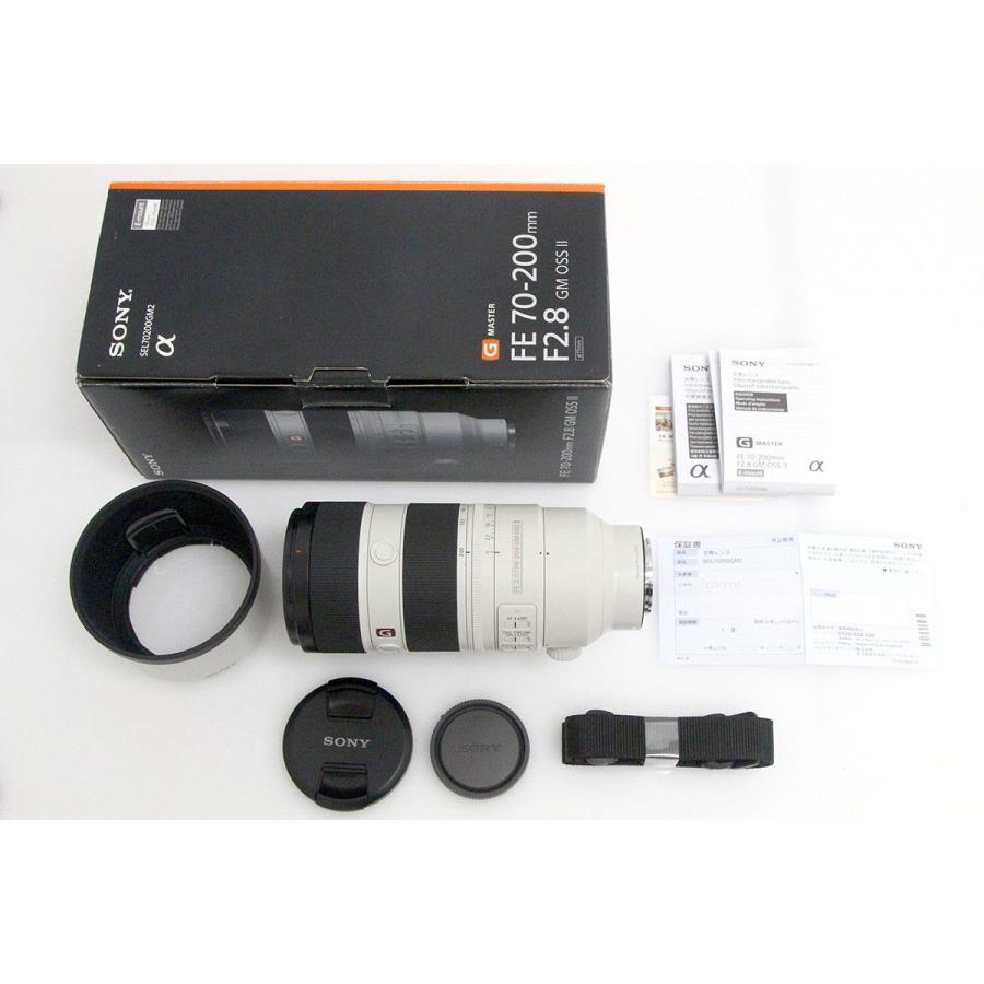 極美品｜ソニー FE 70-200mm F2.8 GM OSS II SEL70200GM2 CA01-A7729-2N4 フルサイズ 望遠ズーム レンズ 大口径 Gマスター 中古｜akiba-ryutsu｜02