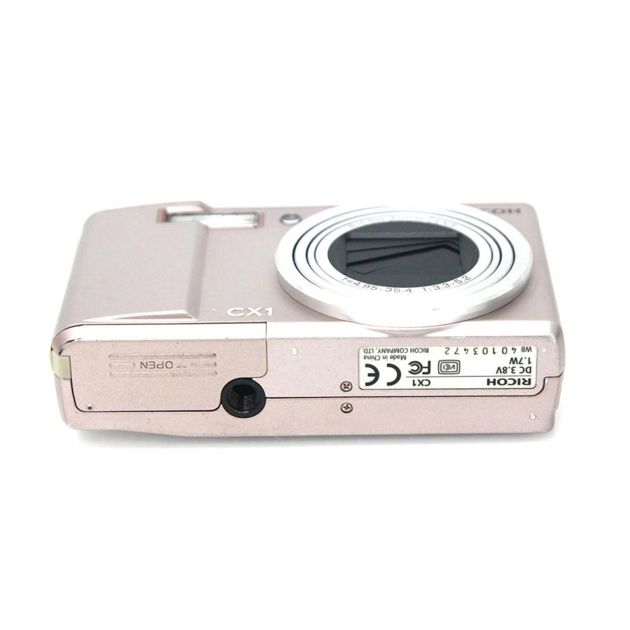 RICOH CX1 コンパクトデジタルカメラ　黒皮カバー付き　シャンパンロゼ Amazon | RICOH デジタルカメラ CX1 シャンパンロゼ CX1CR