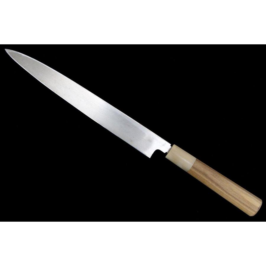 美品｜堺保光 柳刃包丁 霞 八寸 朴柄 箱付 KN02-A8234-2L3A 刺身包丁 