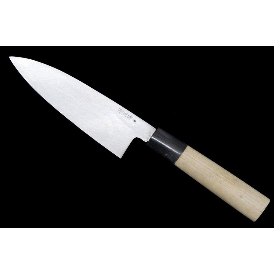未使用品|卍正忠 出刃包丁 霞 五寸 朴柄 箱付 KN02-A8242-2L3A 未使用品|卍正忠 出刃包丁 霞 五寸 朴柄 箱付 KN02-A8242-2L3A