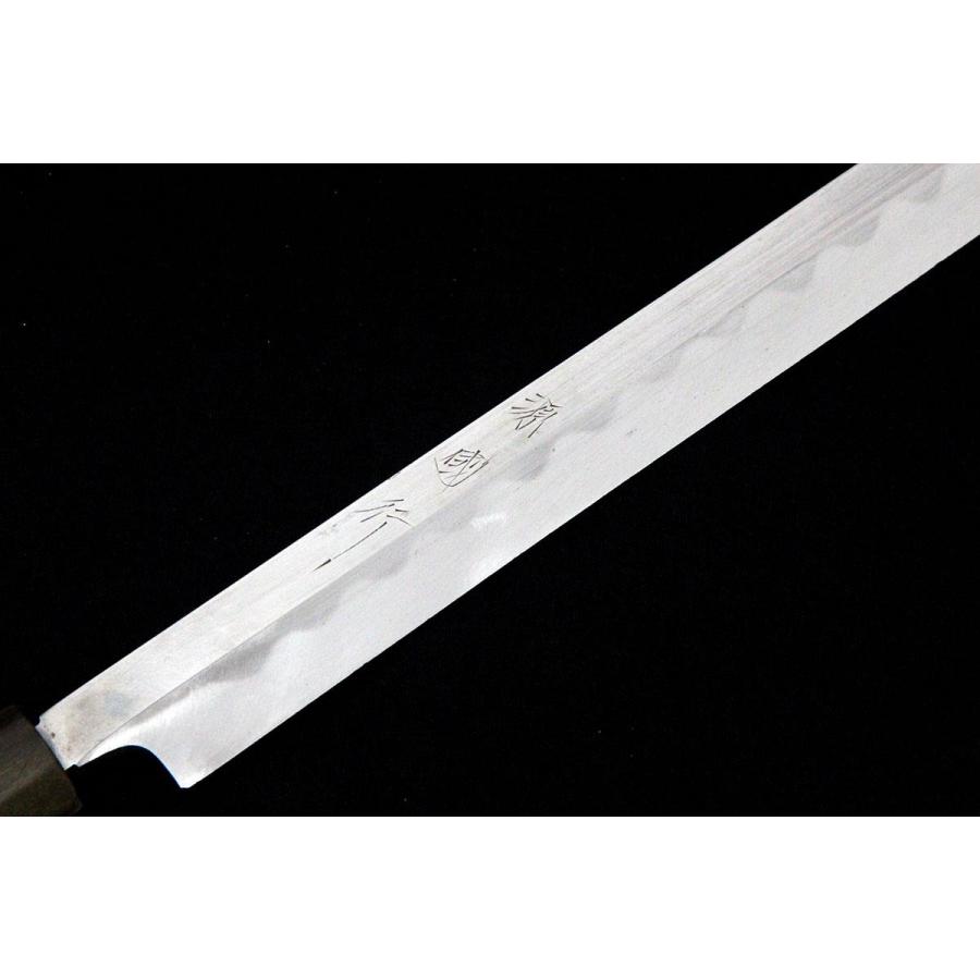 美品｜源國行 蛸引包丁 本焼 尺一 朴柄 白鞘付 KN02-A8285-2L3B
