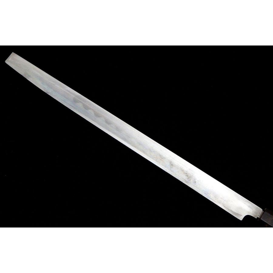 美品｜源國行 蛸引包丁 本焼 尺一 朴柄 白鞘付 KN02-A8285-2L3B
