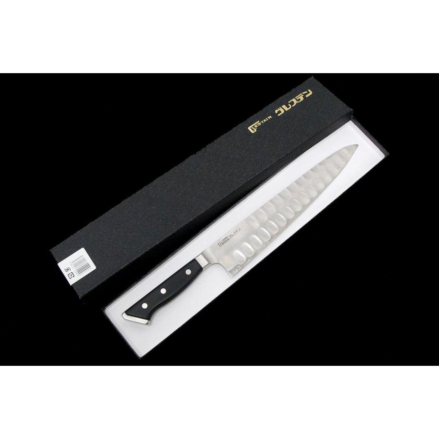 A 極美品｜グレステン 牛刀 洋包丁 270mm ステンレス 727TK 箱付 KN02 