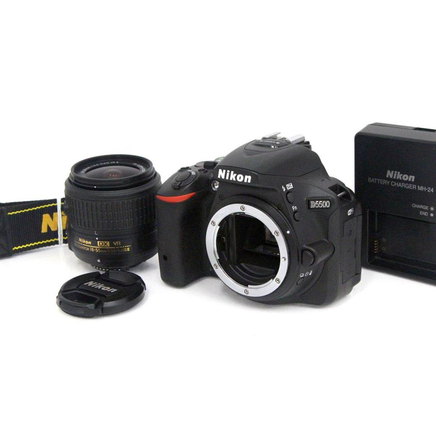 美品｜ニコン D5500 ボディ レンズ付 CA01-A8205-2P2B 一眼レフ カメラ 