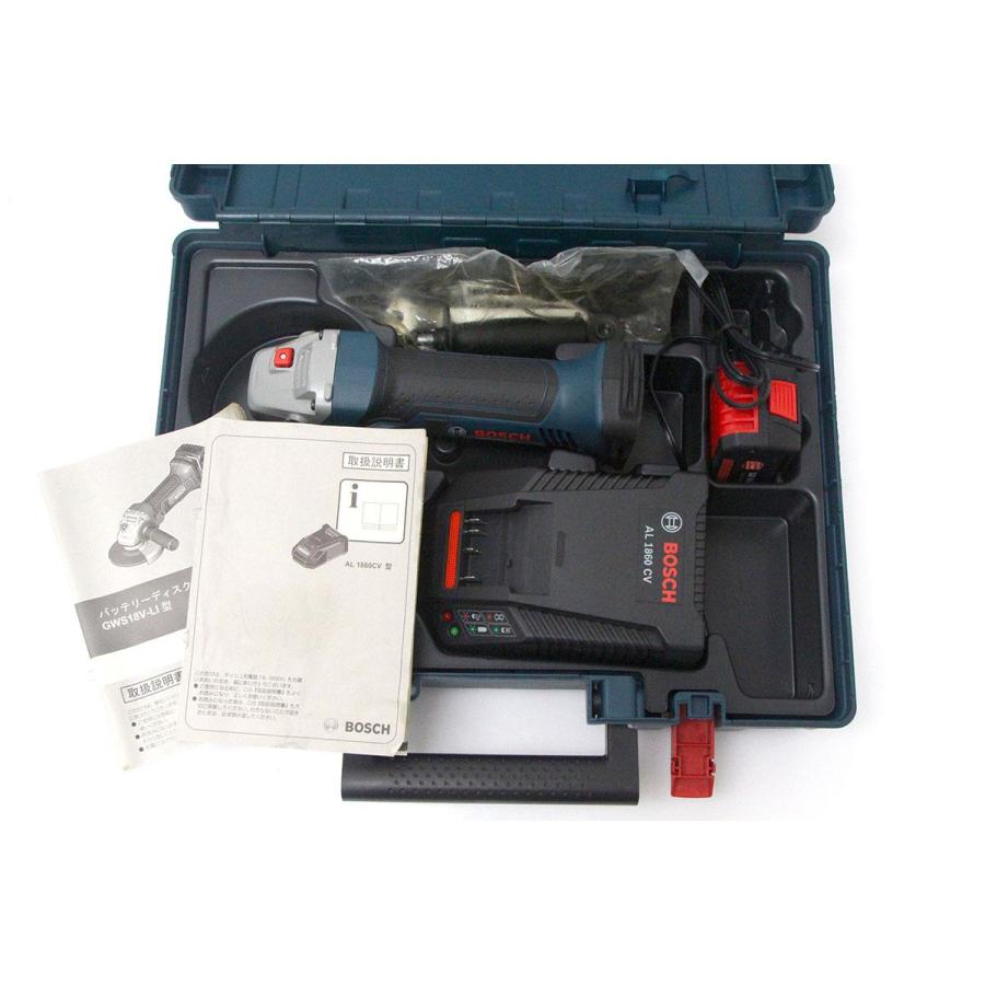 未使用品｜ボッシュ GWS 18 V-LI バッテリーディスクグラインダー 18V  