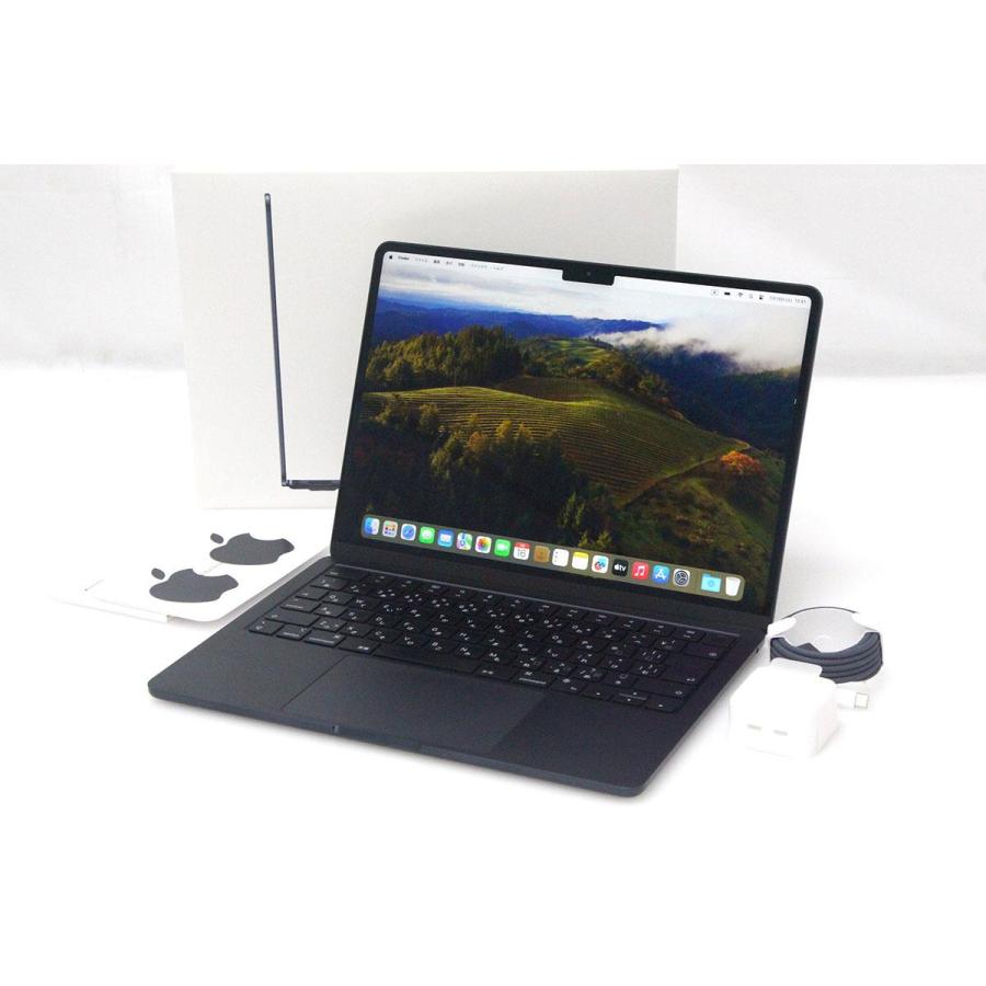 MacBook air Apple M2 美品 ミッドナイト A2681 16G 512GB 13 6インチ