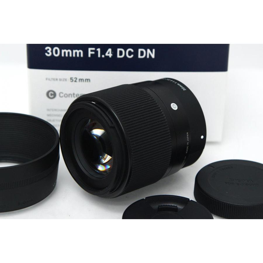 極美品｜シグマ 30mm F1.4 DC DN [ソニー用] CA01-M2109-2A4 