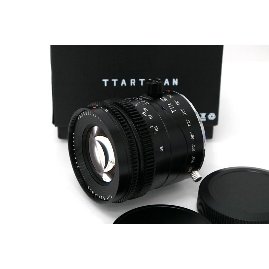美品｜銘匠光学 TTArtisan Tilt 50mm f/1.4 キヤノンRFマウント用 CA01  