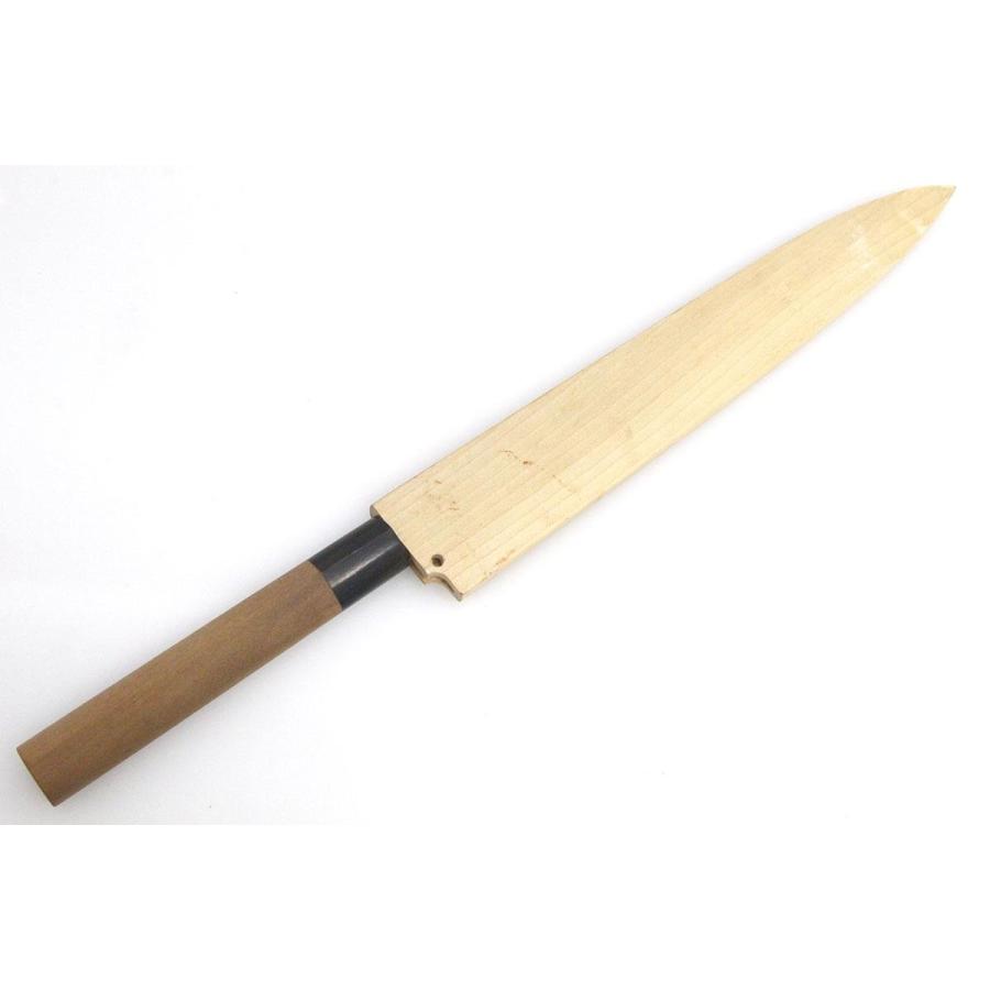 美品|正宗二十四代綱廣作 柳刃包丁 本焼 九寸 朴柄 白鞘付 KN02 美品|正宗二十四代綱廣作 柳刃包丁 本焼 九寸 朴柄 白鞘付 KN02