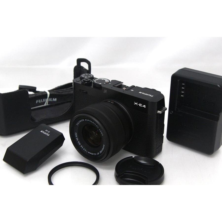 極美品｜富士フイルム X-E4 レンズキット ブラック CA01-M2418-2S1 