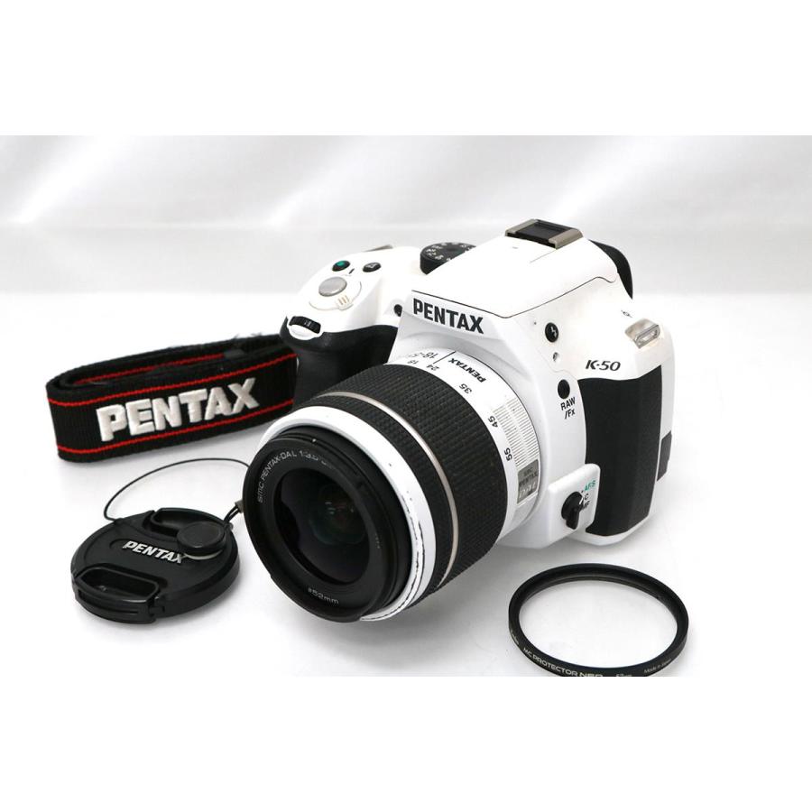 PENTAX K-50 一眼レフ レンズキット【ジャンク】 Kシリーズ ジャンク品｜ペンタックス K-50 レンズキット ホワイト CA01