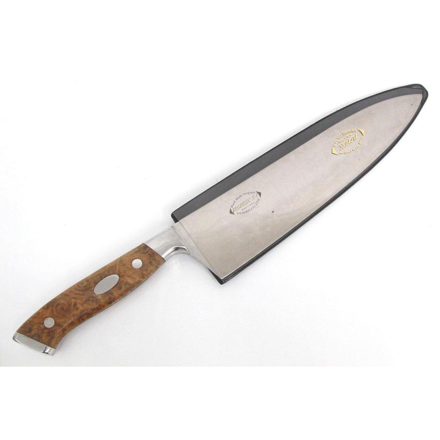 極美品|子の日 洋出刃包丁 240mm NENOX 花梨瘤ハンドル KN02 極美品|子の日 洋出刃包丁 240mm NENOX 花梨瘤ハンドル KN02