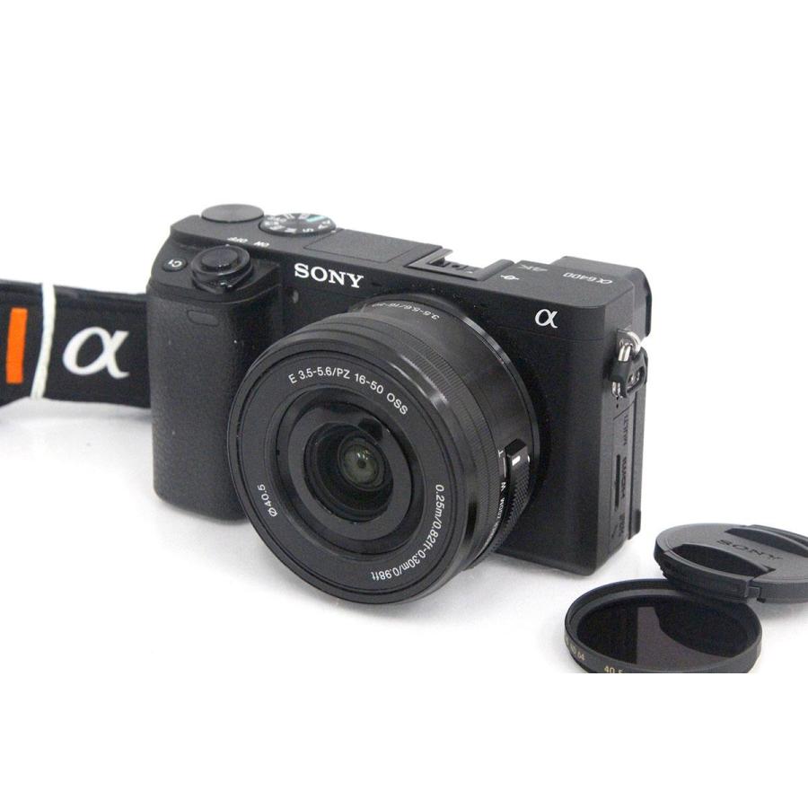 美品｜ソニー α6400 ILCE-6400L パワーズームレンズキット ブラック 