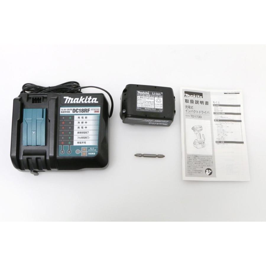 マキタ（makita） 極美品｜マキタ TD173DRGXB 充電式インパクト