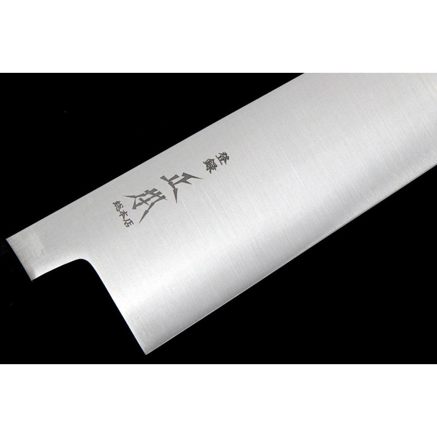 正本総本店 未使用品｜正本総本店 和牛刀 和包丁 300mm 白鋼 朴柄 箱付