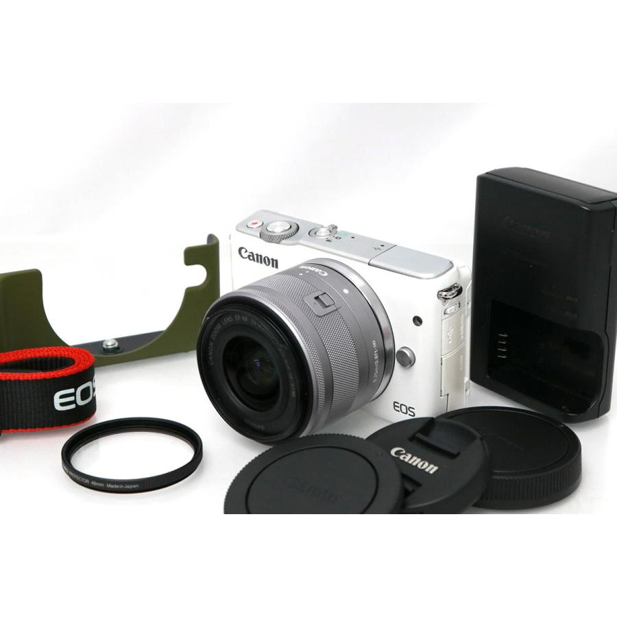 EOS M 【全額返金保証】並品｜キヤノン M10 EF-M15-45 IS STM レンズ  