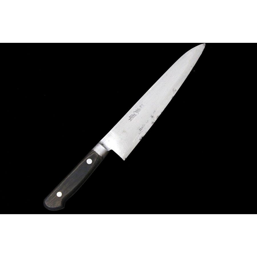並品|宏明 牛刀 洋包丁 240mm 鍔付き柄 KN02-A9960-2L1C 並品|宏明 牛刀 洋包丁 240mm 鍔付き柄 KN02-A9960-2L1C