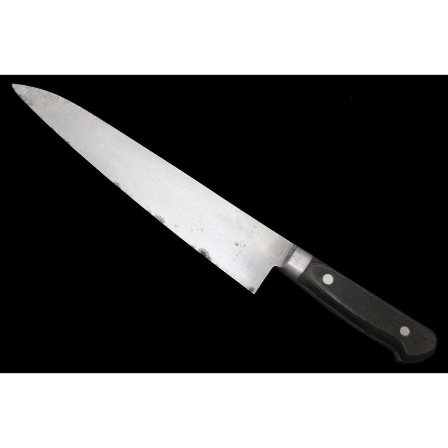 並品|宏明 牛刀 洋包丁 240mm 鍔付き柄 KN02-A9960-2L1C 並品|宏明 牛刀 洋包丁 240mm 鍔付き柄 KN02-A9960-2L1C