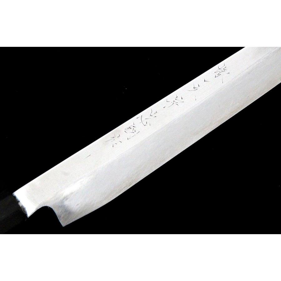並品｜堺一文字忠國 柳刃包丁 本焼 尺一 黒檀柄 KN02-A10299-2L1C