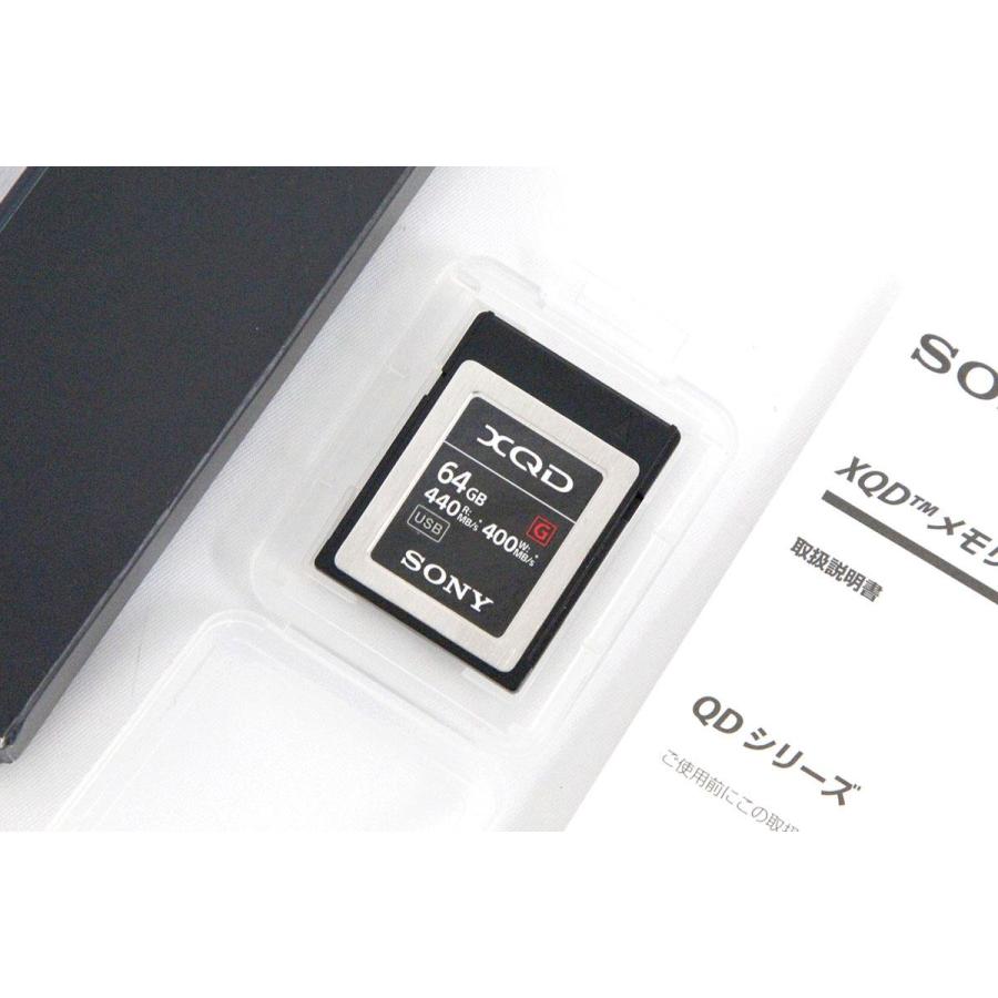 SONY 【全額返金保証】極美品｜ソニー QD-G64F 64GB XQDメモリーカード 