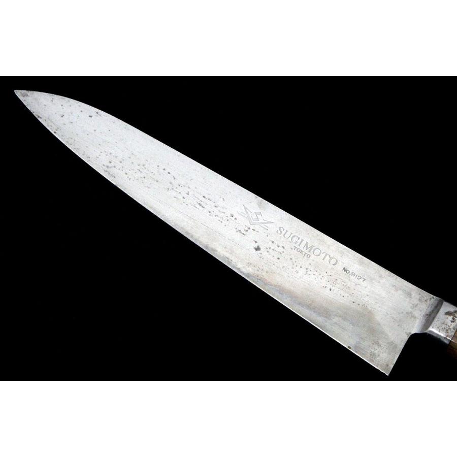 美品｜杉本 牛刀 洋包丁 270mm 全鋼 鍔付 No.9127 KN02-A10850-2L1C