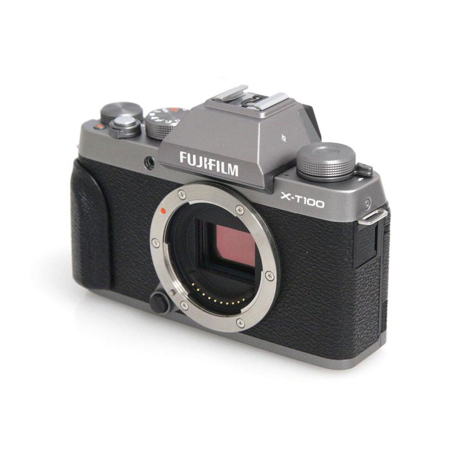 美品｜富士フイルム X-T100 レンズキット ダークシルバー CA01-A10154 
