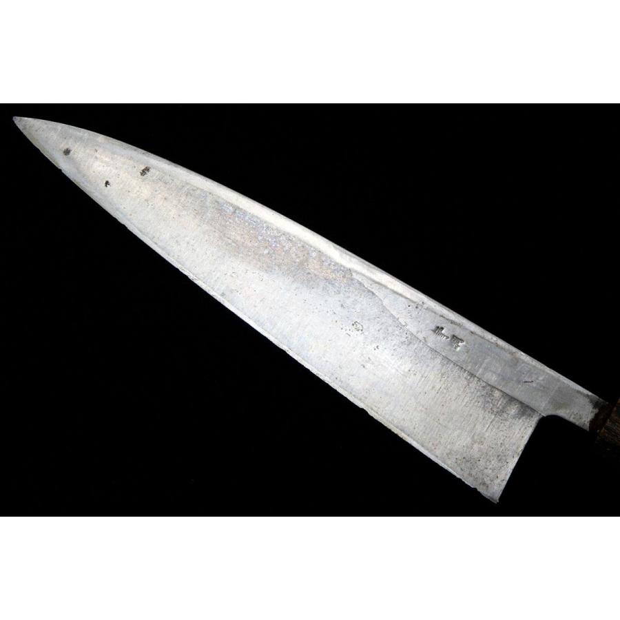並品｜有次 出刃包丁 霞 七寸 青鋼 特製 別打 朴柄 KN02-A10234-2L1C 