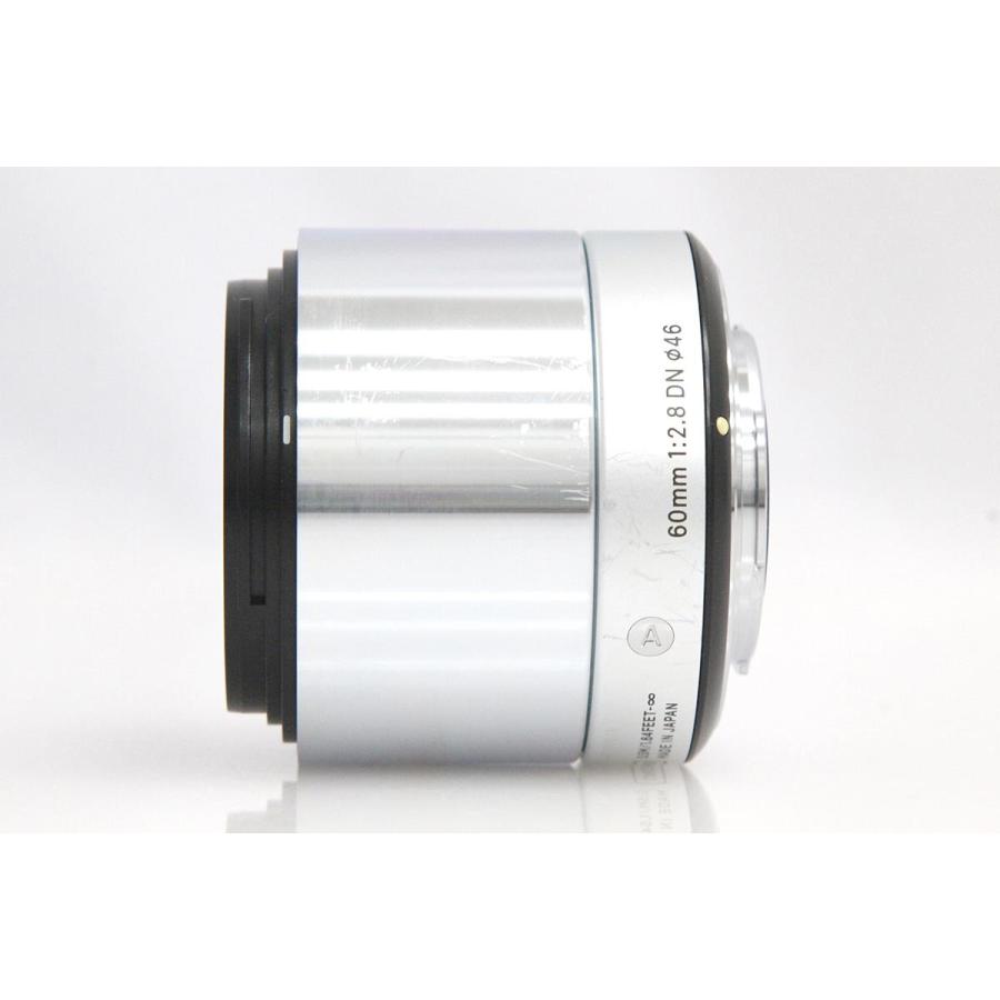 シグマ（SIGMA） 【全額返金保証】並品｜シグマ 60mm F2.8 DN シルバー マイクロフォーサーズ用 CA01-A10338 ...