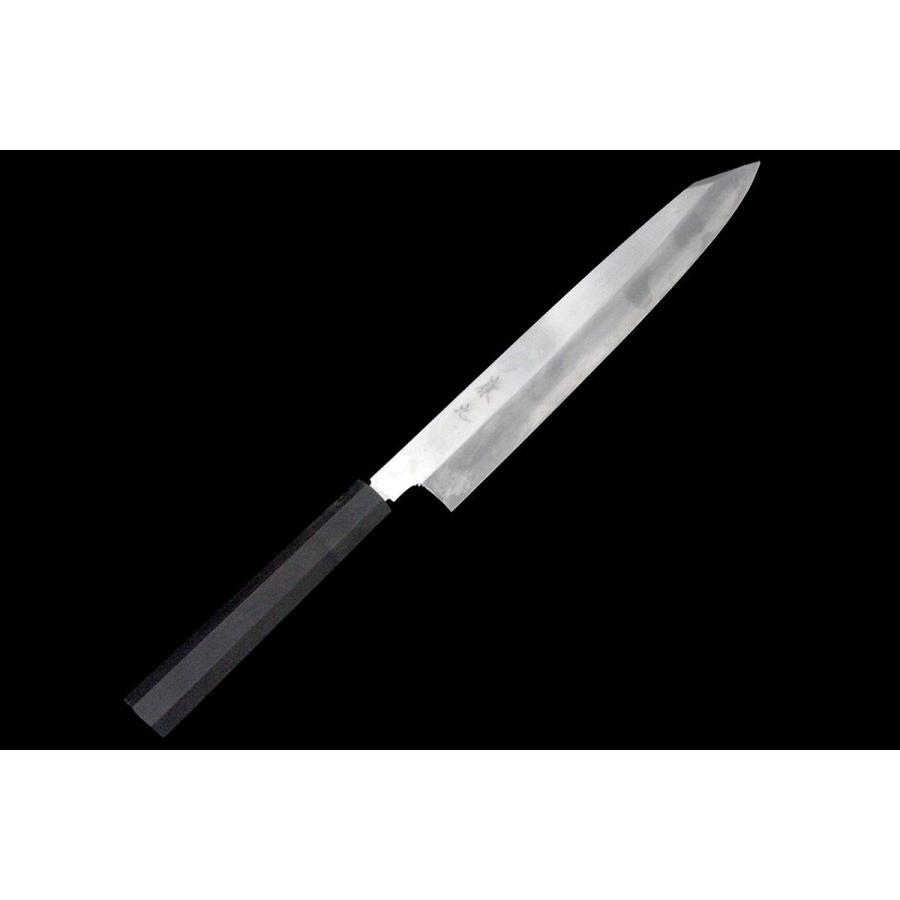 美品｜康之 切付包丁 九寸 平鏡面 黒檀柄 KN02-A10936-2L1B : アキバ
