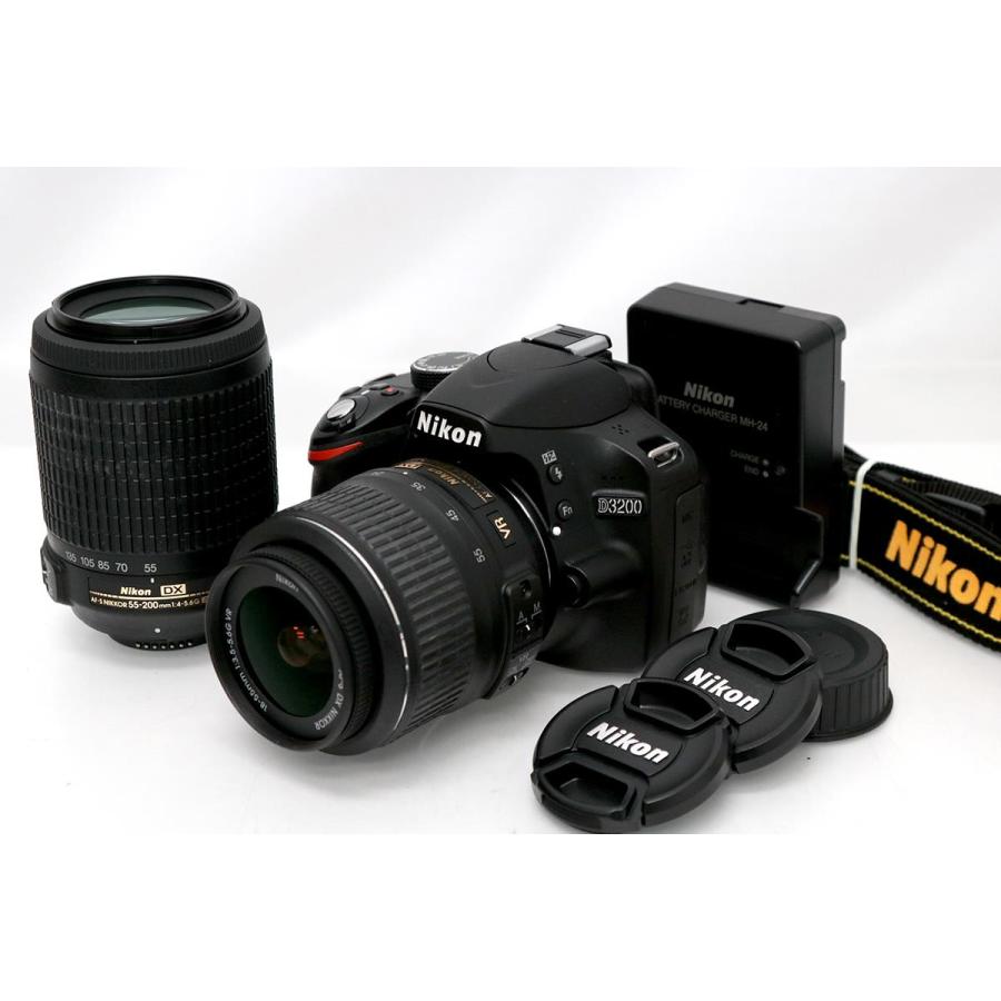 D3000 お買い得品｜ニコン D3200 ダブルズームキット CA01-M3325-2S3-ψ 