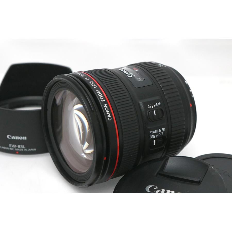 EFレンズ 【全額返金保証】美品｜キヤノン EF24-70mm F4L IS USM CA01 