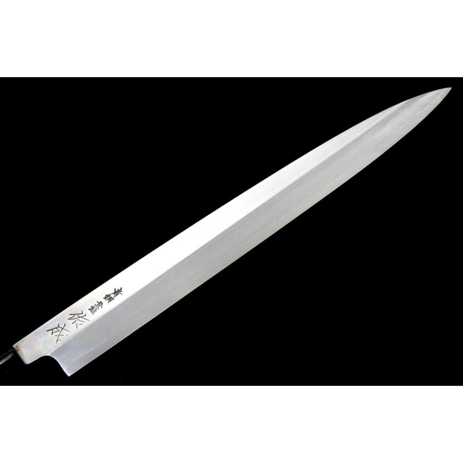 未使用品|佑成 柳刃包丁 霞 尺 青鋼 朴柄 鞘付 KN02-A11375 未使用品|佑成 柳刃包丁 霞 尺 青鋼 朴柄 鞘付 KN02-A11375