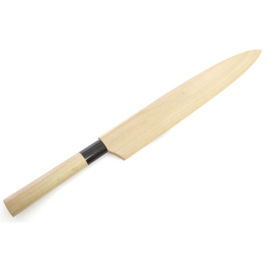 未使用品|佑成 柳刃包丁 霞 尺 青鋼 朴柄 鞘付 KN02-A11375 未使用品|佑成 柳刃包丁 霞 尺 青鋼 朴柄 鞘付 KN02-A11375
