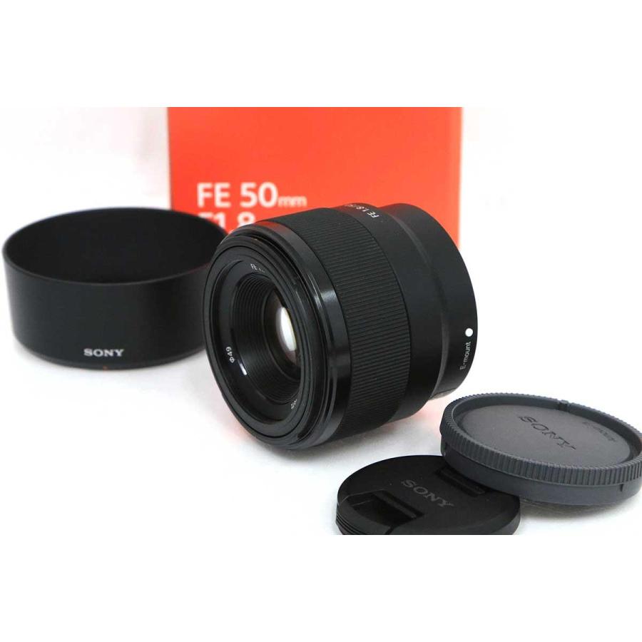 保証有 美品 SONY SEL50F18F フルサイズ 美品 SONY SEL50F18F フルサイズE-mount レンズフィルター付 カメラ