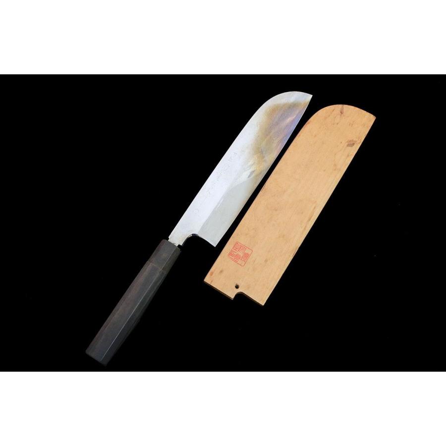 スケナリ　佑成　本焼　薄刃　和包丁　刃渡り243mm 8寸　　黒檀八角柄 スケナリ Archives - shirasagistore.com
