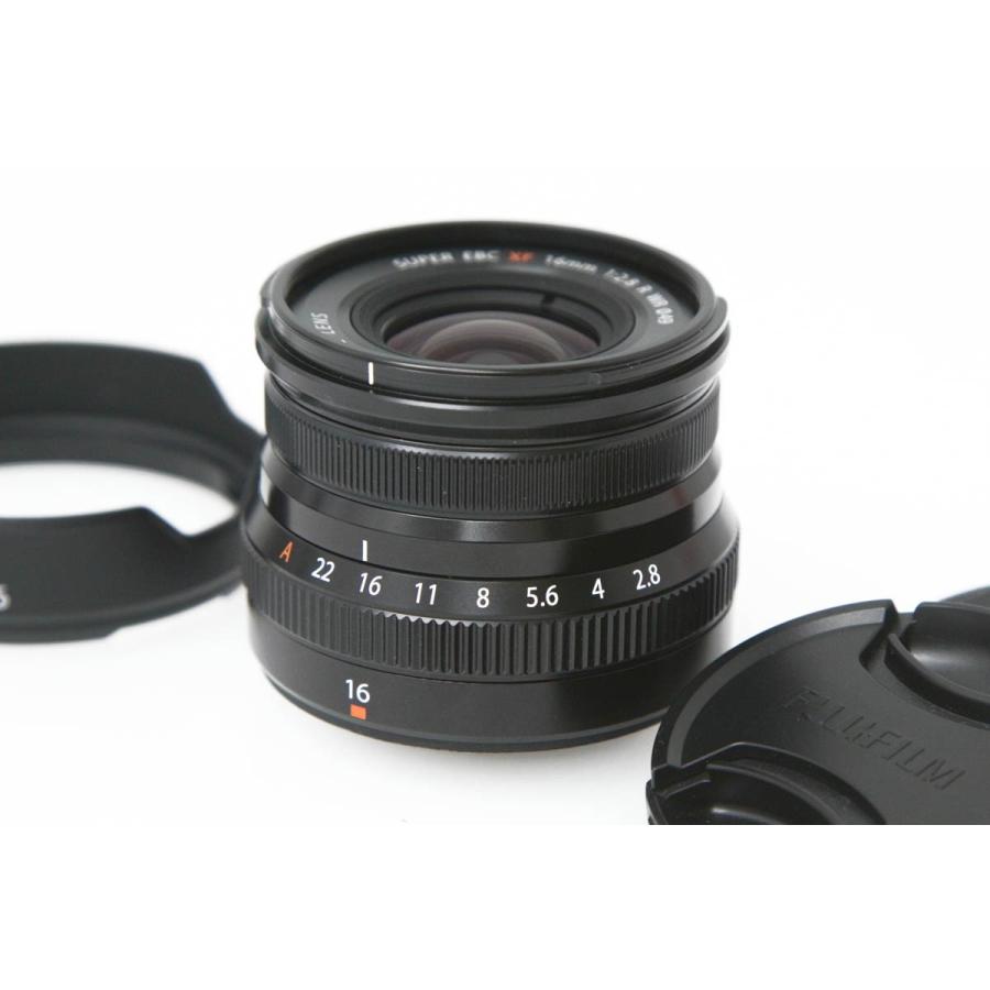 XFレンズ 【全額返金保証】美品｜富士フイルム XF16mmF2.8 R WR CA01